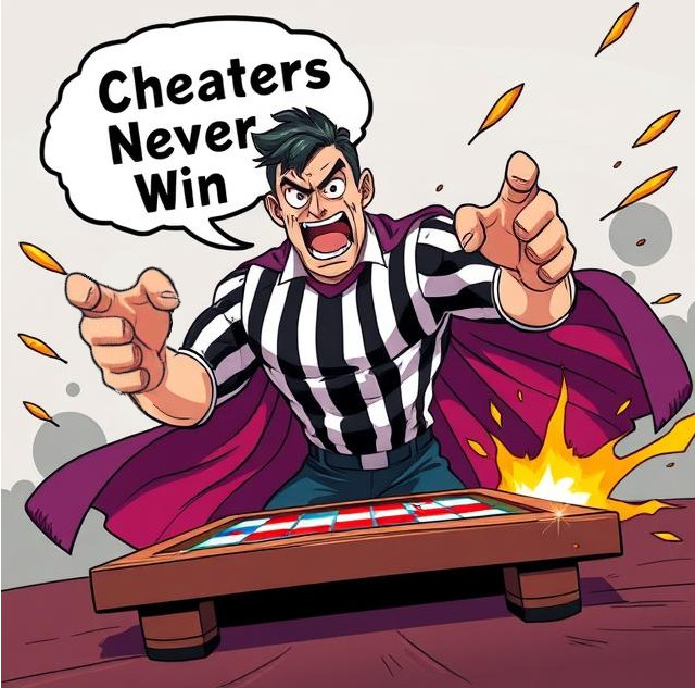 Cheaters Never Win Referee